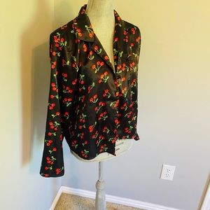 You’re Cherry Welcome silk sleep shirt